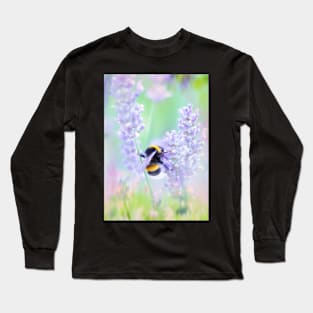 Summer Meadow Bumble Bee Long Sleeve T-Shirt